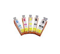TBXwsofl Cartouche à Encre Refipillable 5PCS avec Puce Automatique Compatible Compatible avec IP3600 IP4600 MP540 MP620 MP630 MX860 MX870(Europe PGI-520)