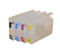 TBXwsofl Cartouche d'encre Ciss sans Puce, 4 pièces, Compatible avec Les modèles d'imprimante Officejet 6100 6600 6700 7110 7610 7612 7510 7512, pour numéro de pièce 932 933