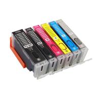 TBXwsofl Cartouche d'encre Rechargeable Compatible avec Les modèles d'imprimante MG7160 MG6660 MG7560 MG6460 MG5560 MX726 MX926 IX6860 pour numéro de pièce PGI-650 CLI-651(6color)