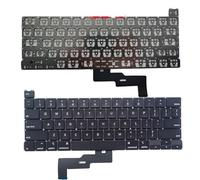 TBXwsofl Clavier Compatible Compatible avec Pro Retina 13 Pouces 2020 Modèle 2289 A2251 et 16 Pouces 2019 Modèle A2141 US LAPECTURE Clave OPTOP NO Backlit(A2289)