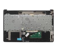 TBXwsofl Clavier d'ordinateur Portable Compatible avec Couvercle supérieur Palmrest Compatible avec 15 Da 15 Da0088nr 15 DB 15T DA 15T DB Modèles TPN C135 TPN C136(Black with TOUCHPAD)