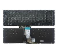 TBXwsofl Clavier d'ordinateur Portable Compatible Compatible avec Les modèles de la série 17 17-AR 17-BS 17-AK 17-AE 17G-BR 17Q-BU 17Z-AK 17T-BS Pièce de Remplacement(Crystal KEYCAP)