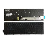 TBXwsofl Clavier d'ordinateur Portable Compatible Compatible avec Les modèles PK131Q02B00 NSK-EC0BC 01 9Z.NCZLD.A01 03NVJK PK131QP1B00 NSK-EC1BC UK US Spanis(Blue Backlit US)