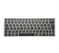 TBXwsofl Clavier d'ordinateur Portable Compatible Compatible avec Les modèles VPC YA15EC YA16EC YA25EC YA26EC YB15JC YB35JC PCG 31311T 31311U 31211W 31211n en Argent et Couleurs Noir(Black)