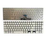 TBXwsofl Clavier d'ordinateur Portable Compatible Compatible avec NP 500R5H-X01CN 500R5K 500R5H 500R5L(White)