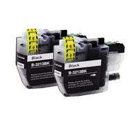 TBXwsofl Compatible avec Les modèles d'imprimante DCP-J572DW DCP-J772DW DCP-J774DW MFC-J491DW pour numéro de pièce LC3211 LC3213 LC3211XL LC3213XL(2PCS Black)