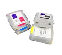 TBXwsofl Ensemble de Cartouche à Encre Rechargeable Vide Compatible avec 84 85 œuvres avec Designjet 130 130GP 130NR 30 30GP 30N 90 90GP 90R