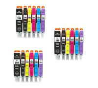 TBXwsofl PGI280 CLI281 Compatible avec Les modèles d'imprimante TS9120 TS8120 TS6120 TS6220 TR8520 TR7520 280 281 XL PGI-280 CLI-281 pour numéro de pièce(6Color 3set)