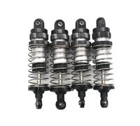 TBXwsofl Pièces antichocs Avant et arrière en métal, 4 pièces, compatibles avec Voiture télécommandée ZD Racing MT16 MT14R PT14R BX12 X12S 1/14(Black)