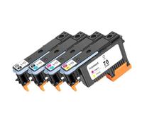 TBXwsofl Remplacement de la tête d'impression rémanente 70 Printhead C9404A C9405A C9406A C9407A Fonctionne avec DesignJet Z2100 Z5200 Z3100 Z3200(1 Set)
