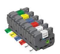 TBXwsofl Ruban de Remplacement du Fabricant d'étiquettes de 36 mm 5pk 6pk Tze261 TZE161 Ruban de Cassette Compatible Compatible avec PT PT-3600(6PK Label Tape)