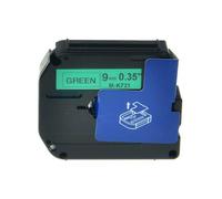 TBXwsofl Ruban d'étiquettes M-K231 MK231 M231, 12mm, Noir sur Blanc, Compatible avec Les modèles d'imprimantes(Black on Green)