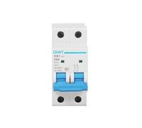 TBZOQAID MCB NB1-63 2P C20A 10A 25A 32A 63A 40A 2A, Mini disjoncteur Miniature Basse Tension, Protection de Moteur modulaire sur Rail DIN CE(2A)
