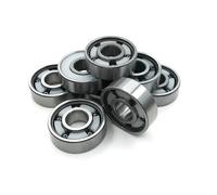 TBZOQAID Roulements 8 pièces 627-rs roulement de Patin à roulettes Quad compétition 627 Si3n4 5 Billes roulements Rouleaux Patinage Artistique en céramique