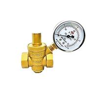 TBZOQAID Valve de Maintien réduction Pression d'eau en Laiton, 1/2 "3/4" 1 "2", régulateur DN15/DN20/DN25/DN32, jauge soupape décharge réglable(Valve Without Gauge,3/4 inch)