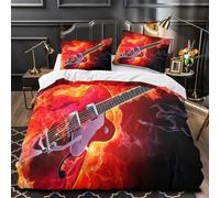 TBZXEEWOE Déesse égyptienne Housse de Couette Imprimé en 3D Super Douce Léger Ancien Parure de Lit Microfibre résistante Hypoallergique Fermeture Éclair for Couple Super King（260x220cm）