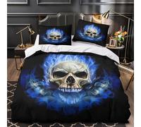 TBZXEEWOE Équipement de Skateboard Parure de Lit 3D Imprimée Ultra Douce Super Douce Housse de Couette Microfibre Hypoallergique Fermeture Éclair Confortable for Enfants Garçons Ado King（220x240cm）