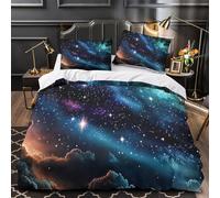 TBZXEEWOE StarOfDavid Parure de Lit 3D Imprimée Microfibre résistante Hypoallergique Motif Festif juif Housse de Couette Fermeture Éclair Super Douce Respirante for Adulte Double（200x200cm）