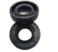 TC-14*20*21*22*23*24*25*26*27*28*29*30*32*35*40*4/5/6/7/8/9/10 NBR joint d'huile d'arbre en Nitrile Double lèvre couverte avec ressort jarretière ( Taille : 14x22x6mm 2pcs )