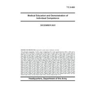 TC 8-800 Medical Education and Demonstration of Individual Competence