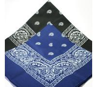 TC-Accessories 2 bandanas, 1 écharpe bleu marine, 1 écharpe cachemire noire