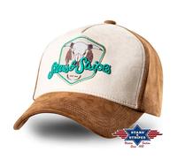 TC BUFFALO turquoise Casquette Stars and Stripes western country unisexe