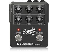 TC Electronic COMBO DELUXE 65' PREAMP Pédale de guitare | Préampli à deux canaux avec commandes de canal indépendantes, réverbération à ressort intégrée et sorties dédiées pour DI et écouteurs.