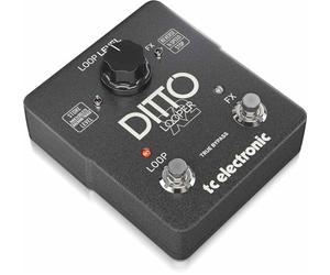 TC Electronic Ditto X2 Looper Pédale D’Effet Looper bon Intuitive avec Bouton D’Arrêt Dédié et Effets de Boucle