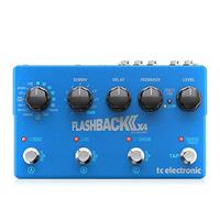 TC Electronic FLASHBACK 2 X4 DELAY Emblématique Pédale de Delay étendue avec 3 Commutateurs MASH, Nouveaux Delays Crystal, Analogiques et Bande et 6 Presets de Delay