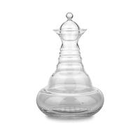 TC énergie Alladin 1.3l PLATINE Carafe à décanter Design-PLATINE-Fleur de Vie-Dimensions: environ 1,3 l/H 20 cm Diamètre: 16 cm