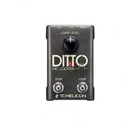 TC Helicon DITTO MIC LOOPER Pédale de Boucle à Deux Potentiomètres Facile à Utiliser pour Voix et Instruments Acoustiques