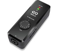 TC Helicon GO SOLO HD Interface Audio/MIDI pour appareils mobiles | Connectez-vous directement à iOS, Android, Mac et PC en utilisant les câbles USB ou MFi Lightning inclus | Noir