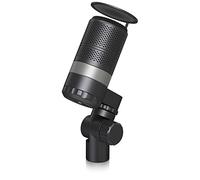 TC Helicon GoXLR MIC Microphone de diffusion dynamique avec filtre anti-pop intégré | Microphone dynamique professionnel XLR | Noir