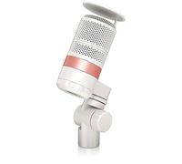 TC Helicon GoXLR MIC-WH Microphone dynamique de diffusion avec filtre anti-pop intégré | Microphone XLR dynamique professionnel | Blanc