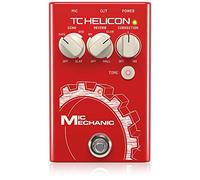TC Helicon Mic Mechanic 2 Pédale de Compression Vocale Ultra-Simple Alimentée par Pile avec Réverb, Écho et Correction de La Justesse