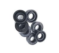 Tc Joint d'huile Nitrile double lèvre Couvert avec ressort jarretière, 16X24X5mm 2Pcs