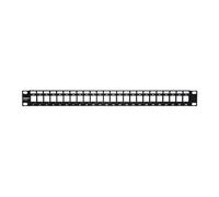 TC-KP24 - Panneau de brassage (vierge) - montable sur rack - 1U - 19" - 24 ports