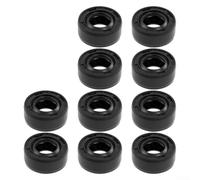 TC Lot de 10 bagues d'étanchéité en caoutchouc à double lèvre pour protection contre les fuites dans les systèmes de transmission et différentiels 12 x 26 x 7 mm
