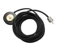 Tc-M55 2.16 Inch Nmo Magnetic Mount Base (Indoor) With 5M(16.4Ft) Rg58 Coaxial Cable Pl-259 Plug For All Hf/Vhf/Uhf Nmo Antenna