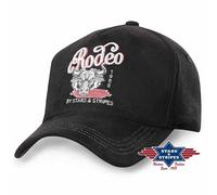 TC RODEO black Casquette western Stars and Stripes unisexe