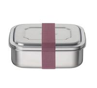TC SANDWICH BOX 0,80 l, or rose, acier inoxydable non laqué avec bande textile Boîte à sandwich en acier inoxydable pour l'université, l'école, le bureau, passe au lave-vaisselle THERMOCAFÉ by THERMOS
