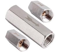 TC TECHNIC - Clapet anti-retour pour Compresseur 1/8" x 1/8" - Valve à Air Comprimé - Débit élevé jusqu’à 860 l/min - Longueur 35 mm - Pression Max. 15 bars - Pression d’Ouverture 0,2 à 0,5 bar