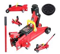 TC TECHNIC Cric ŕ Voiture Hydraulique Levage 140-285mm 2Ton Big Red Ascenseur Voiture