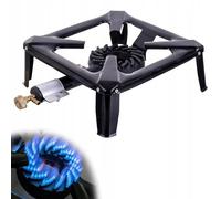 TC TECHNIC Cuisinière à gaz 5,5kW 30x30cm Brûleur en fonte Réchaud de camping