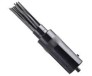 TC TECHNIC Dispositif Universel de Détartrage d'Aiguilles pour Marteau Pneumatique Contient 19 Aiguilles avec des dimensions de 3.0 mm x 125 mm Diamètre du Filetage 30 mm Course de l'Aiguille 24 mm