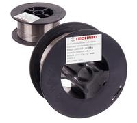 TC TECHNIC - Fil de Soudage 0,8mm - Fil Fourré en Acier Inoxydable -Sans Gaz de Protection, Soudage MIG/MAG, D100, pour Travaux de Soudage en Extérieur, Tous Travaux Sur L'acier,INOX E308LT0-3, 0,45kg