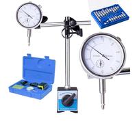 TC TECHNIC Indicateur métrique de test d'indicateur à cadran Dti + support avec horloge de