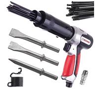 TC TECHNIC Marteau Pneumatique 3x Burins + aiguilles Montage Rond Pour enlever la rouille