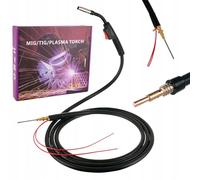 TC TECHNIC - Torche de Soudage pour Soudeur MIG MAG - Conducteur en Cuivre, Guide-fil en Acier, pour Fil de 0,8 mm - Compatible avec les Machines Standard - Type MB14 AK - 4m