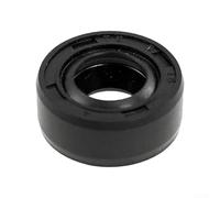 TC Type Joint d'huile à double lèvre 12 x 25 x 7 mm en caoutchouc noir pour arbre de sortie de boîte de vitesses et tiges de cylindre hydraulique (1 pièce)